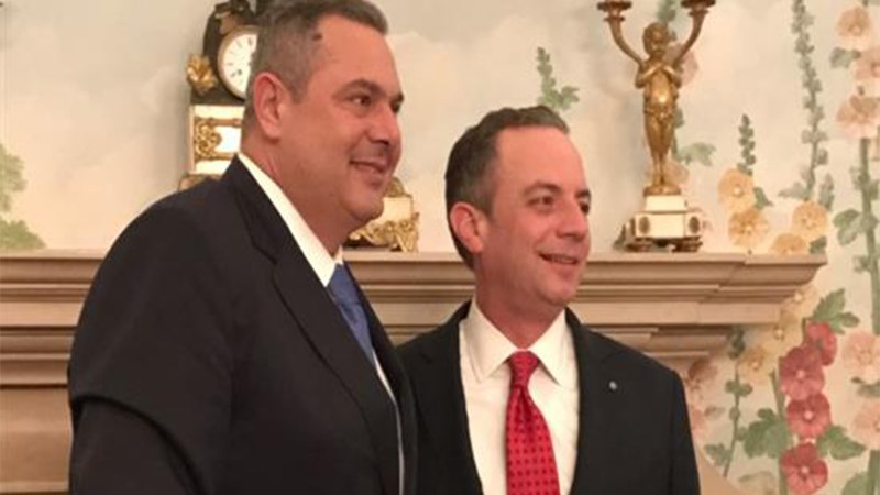 Προσωπάρχης Τραμπ: Είμαστε περήφανοι για τον ελληνικό λαό. Θα υποστηρίξουμε την Ελλάδα