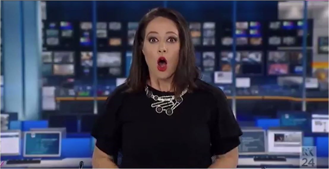 Η αντίδραση παρουσιάστριας “στον αέρα” που έχει γίνει viral – ΒΙΝΤΕΟ