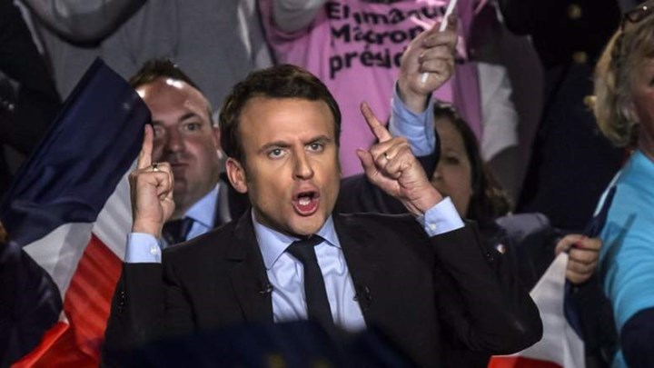 Συνδικαλιστές αποδοκίμασαν τον Εμανουέλ Μακρόν