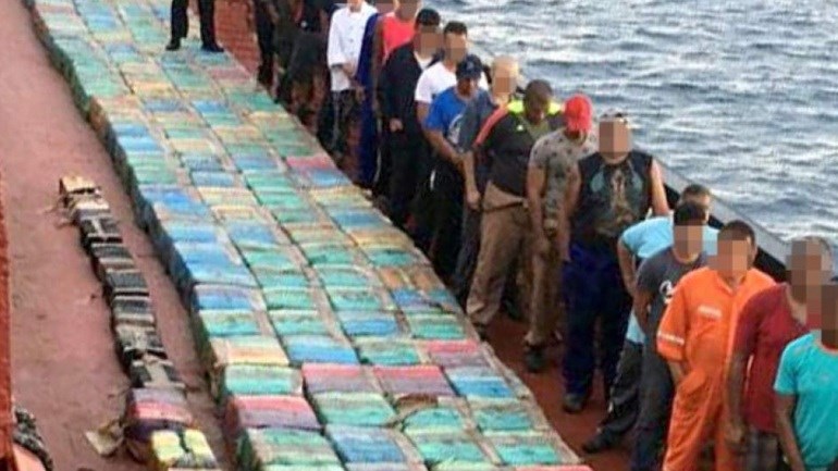 Ισημερινός: 5,5 τόνους κοκαΐνης κατέσχεσαν οι αρχές