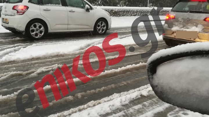 Ζηνοβία: Ακινητοποιημένα τα οχήματα στην Εθνική οδό Αθηνών – Λαμίας – ΦΩΤΟ αναγνώστη