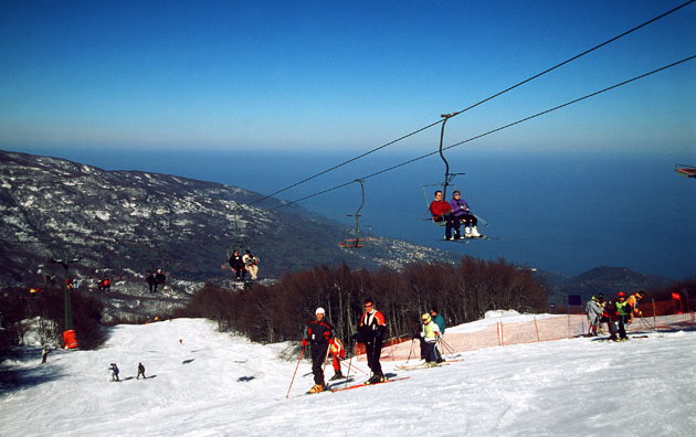 Ανοιχτό το χιονοδρομικό στο Πήλιο