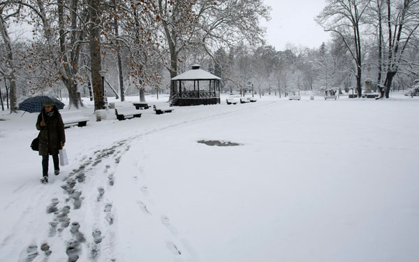 Τρεις νεκροί από το πολικό ψύχος στη Σερβία