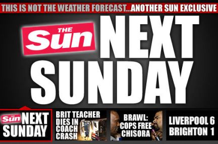 Η κυριακάτικη έκδοση της “Sun”