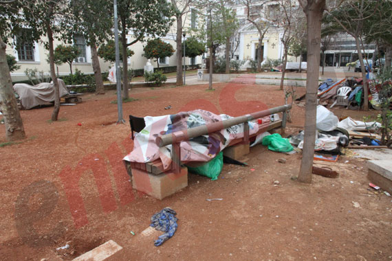 Τα κρεβάτια των αστέγων