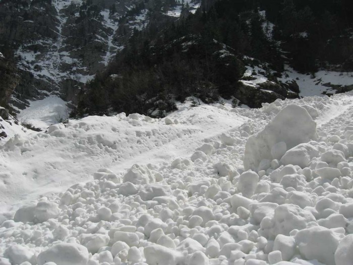 Προσοχή στις χιονοστιβάδες!