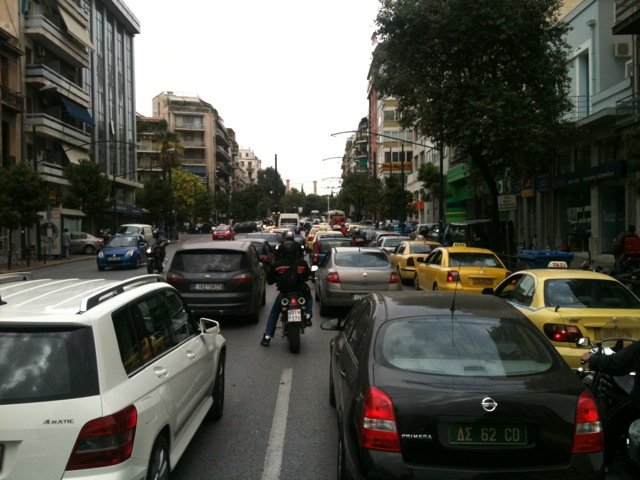 Τώρα- μποτιλιάρισμα στην Αθήνα