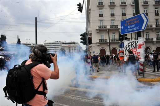 Επεισόδια στην πλατεία Συντάγματος