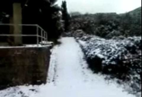 Χιόνια και στην Κέρκυρα