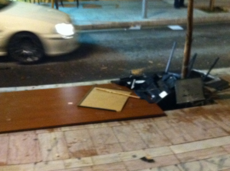 Eσπασαν το γραφείο του Θ. Μωραϊτη