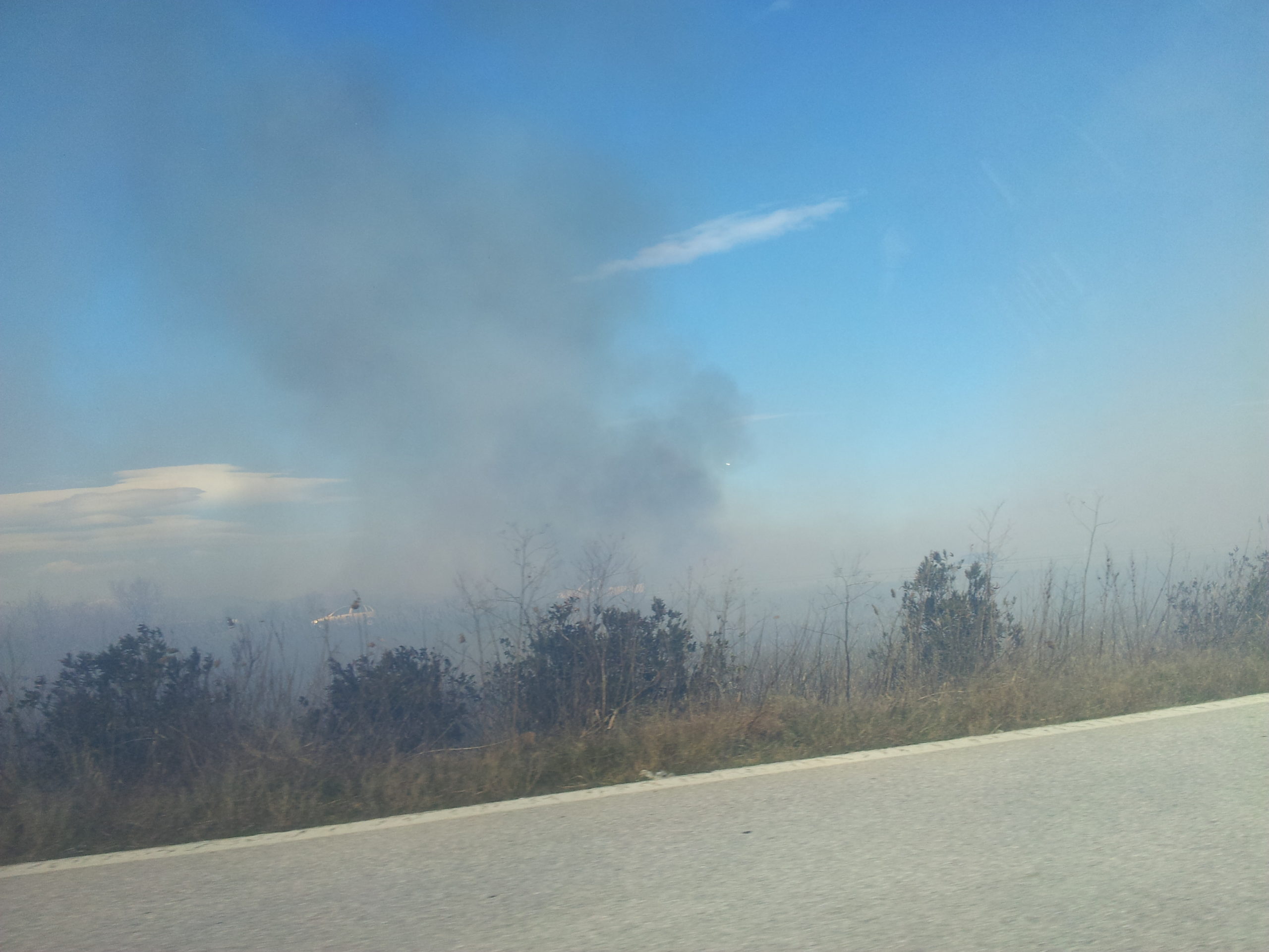 Tώρα-Φωτιά στη Θεσσαλονίκη