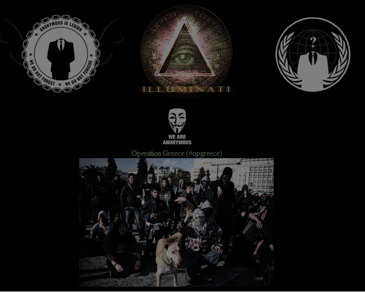 Δείτε το μήνυμα των Anonymous