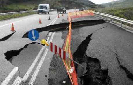 Κλειστή λόγω καθίζησης