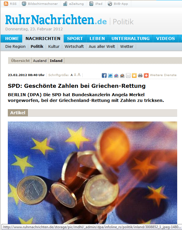 Κι άλλο Nein από Γερμανία