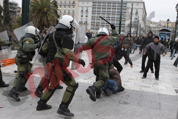 Σύλληψη διαδηλωτή