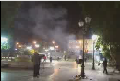 Τώρα-Τραυματίας στο Σύνταγμα