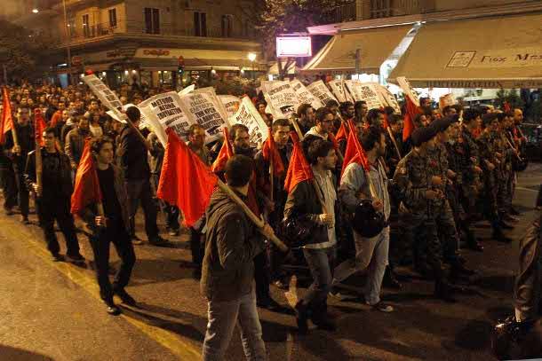 Ολοκληρώθηκαν οι πορείες στη Θεσ/κη