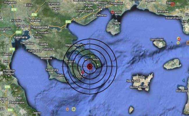 Σεισμός 5,1 ρίχτερ στο Άγιον Όρος