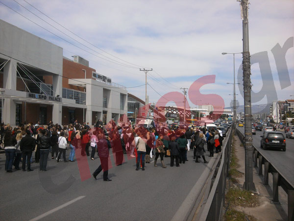 Τώρα -Κλειστή η Κηφισίας στο ύψος της Helexpo