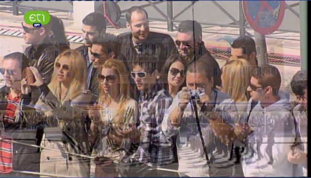 Οι”τυχεροί” θεατές της παρέλασης!