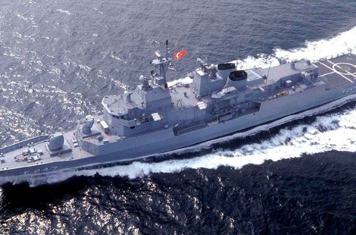 Παραβίαση από τουρκική φρεγάτα