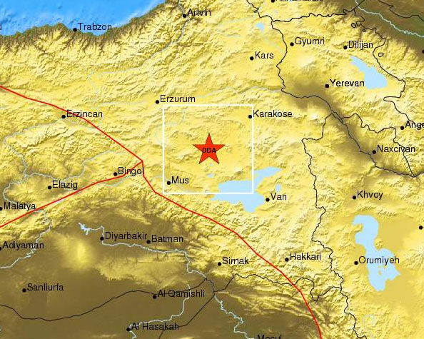 Σεισμός στην Τουρκία