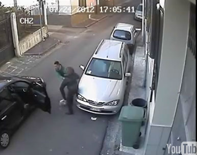 Ληστεία on camera