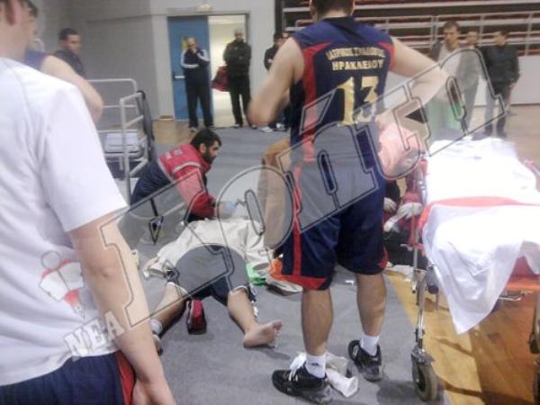 Ανακοπή την ώρα του αγώνα