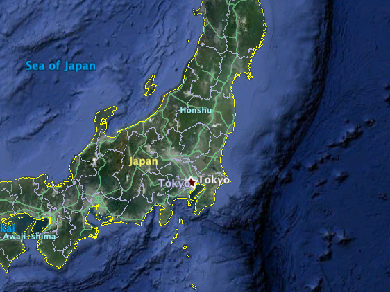 Τώρα-Σεισμός κοντά στο Τόκιο