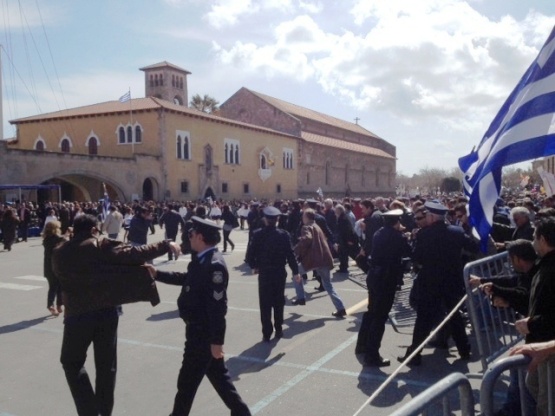 Εικόνες από το κράξιμο στη Ρόδο