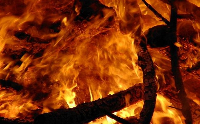 Κάηκε ζωντανή