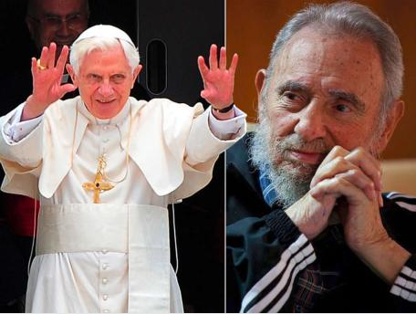 Ο Φιντέλ στον …Πάπα