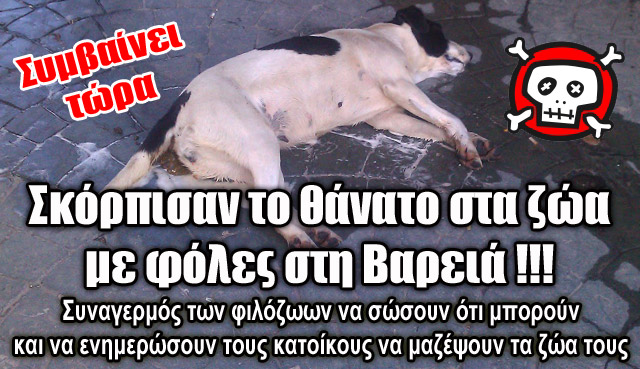 Δηλητηριάζουν σκυλιά