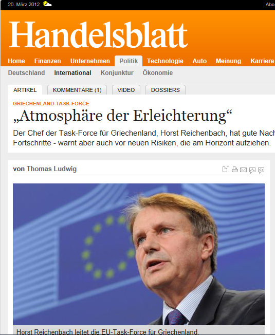 Ράιχενμπαχ:Καλά παιδιά οι ‘Ελληνες