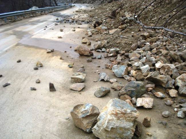 Τώρα- Κλειστός ο δρόμος προς το φαράγγι