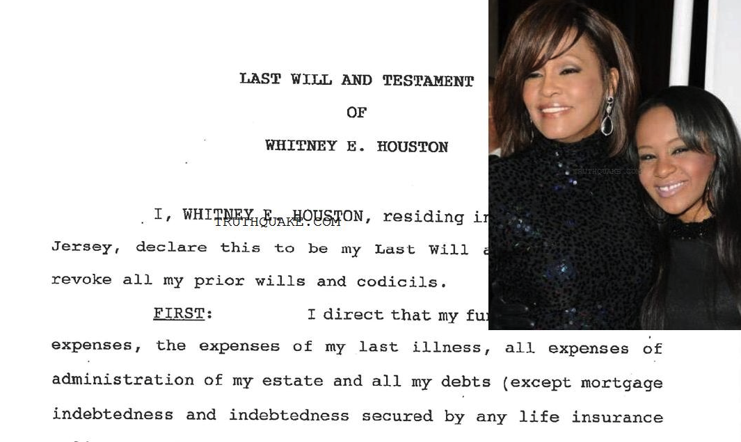 Η διαθήκη της Whitney Houston