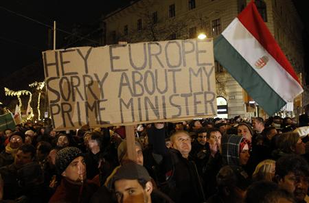 Διαδήλωση στην Ουγγαρία