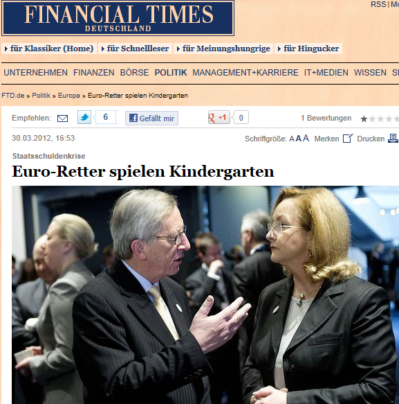 Το Eurogroup είναι νηπιαγωγείο!