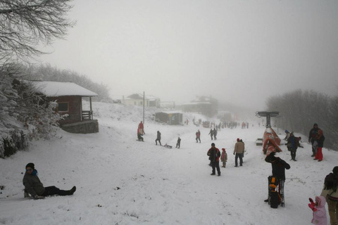“Διαδήλωση” στο χιονοδρομικό