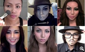 Το κορίτσι… χαμαιλέων!