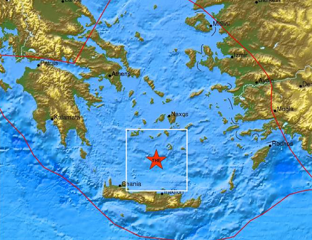 Τώρα-Σεισμός βόρεια της Κρήτης