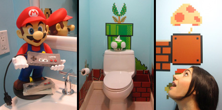 Ο Σούπερ Μάριο στο… μπάνιο σας