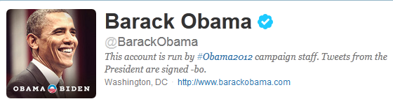 Ο Ομπάμα tweetάρει…