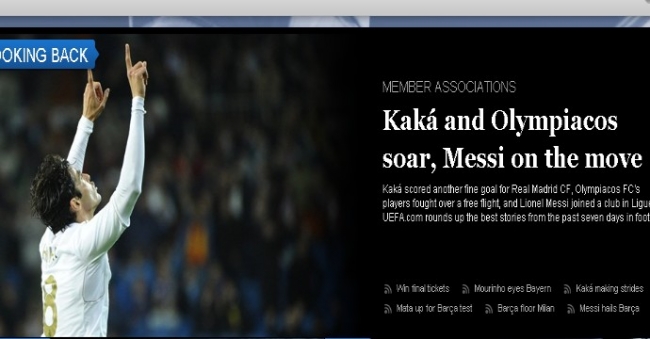 Αφιέρωμα της ΟΥΕΦΑ στον Ολυμπιακό