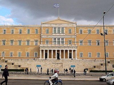 Οι μαθητές στο Σύνταγμα