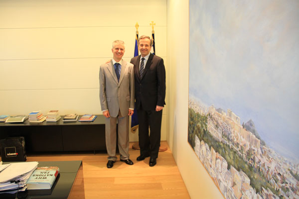 Συναντήθηκε με τον Σαμαρά