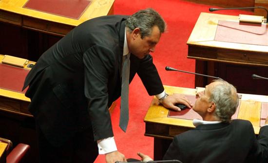 Τα βρήκαν Καμμένος-Δημαράς