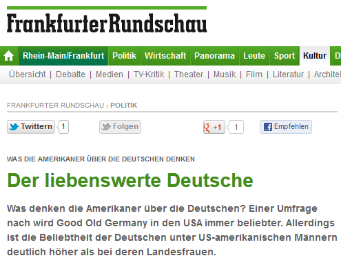 «Οι φίλοι μας οι Γερμανοί»