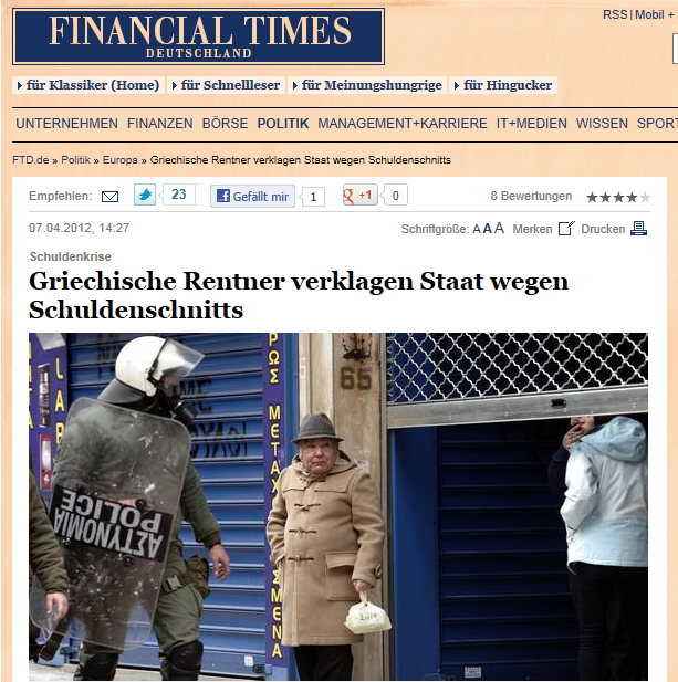 Οι μηνύσεις των συνταξιούχων