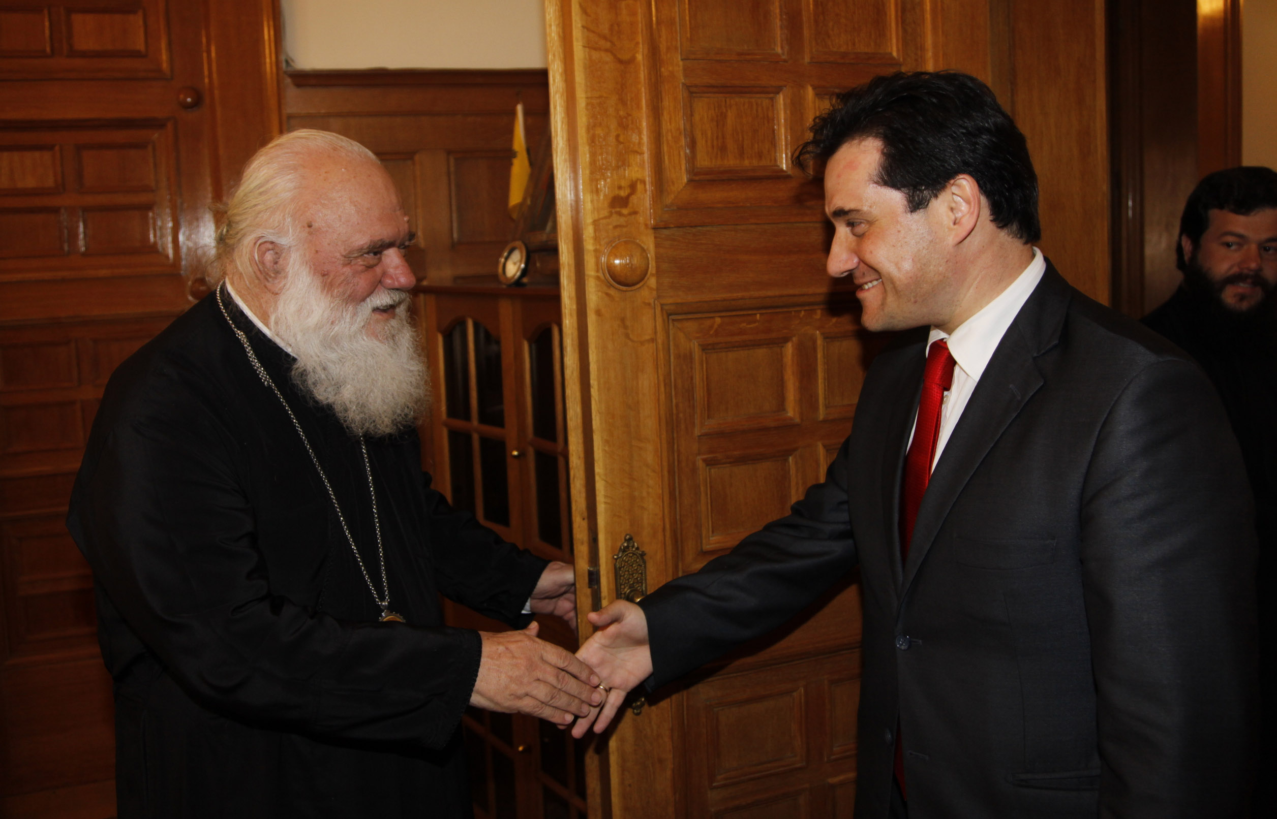 Ο Άδωνις στον Αρχιεπίσκοπο